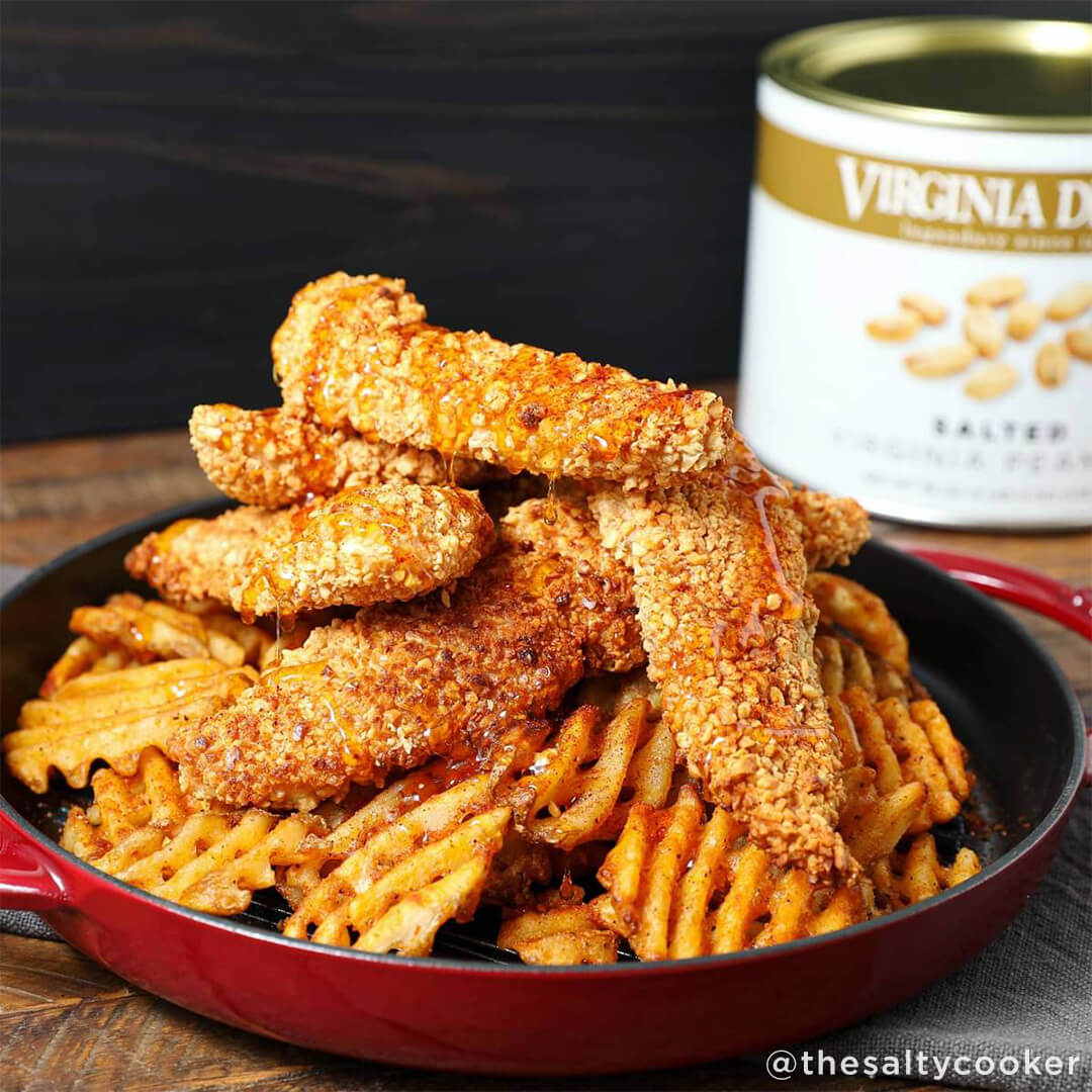 Peanut Crusted Chicken Tenders