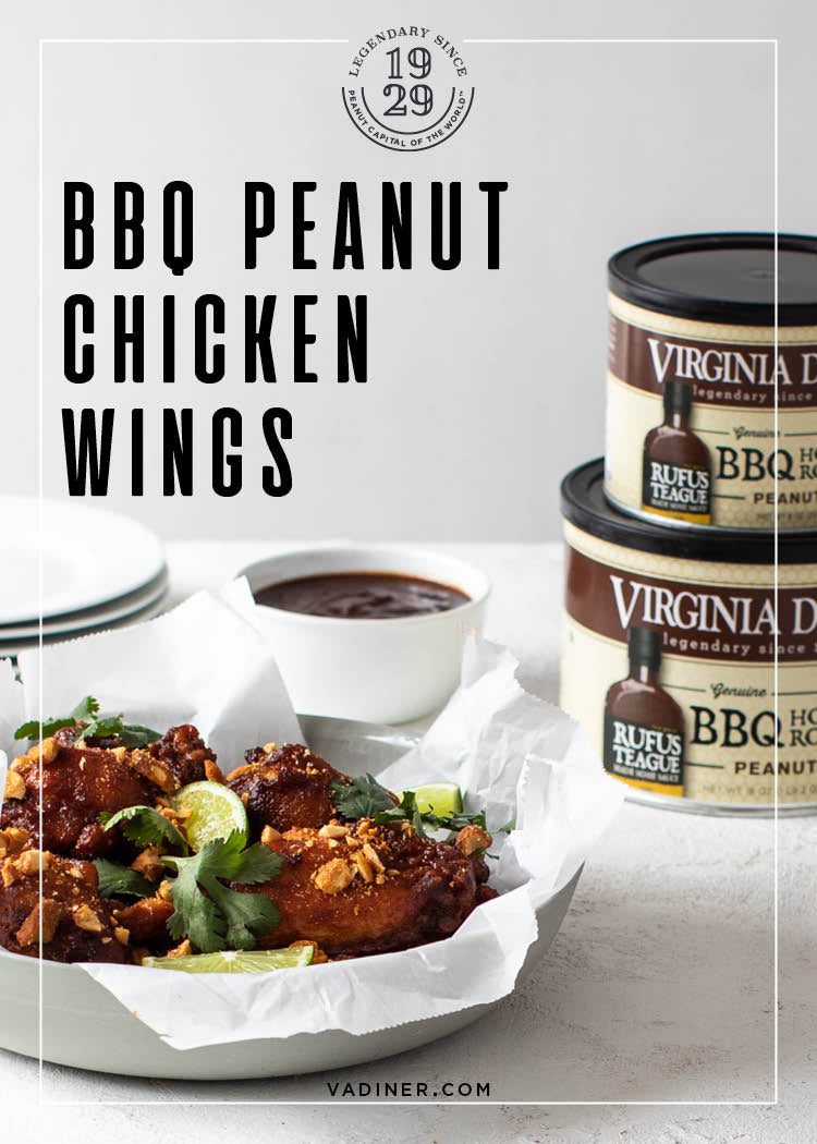 BBQ Peanut Chicken Wings